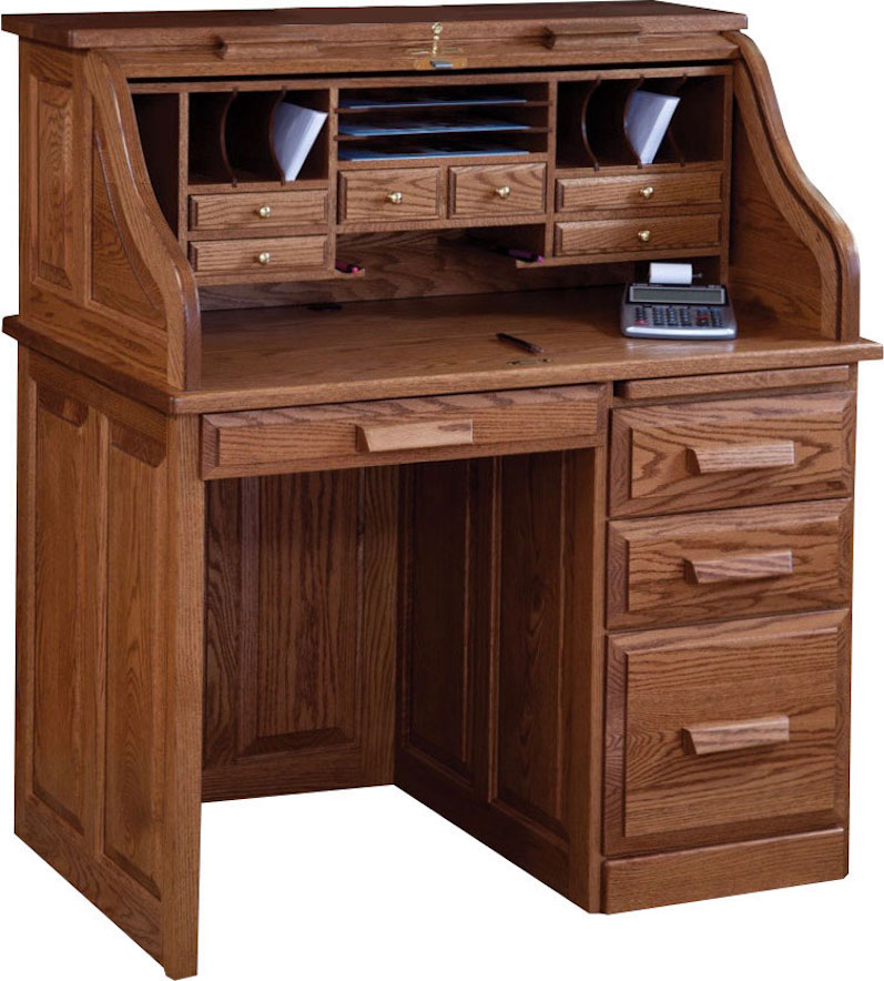 42 Traditional Roll Top This Oak House Handcrafted Furniture 42 Traditional Roll Top