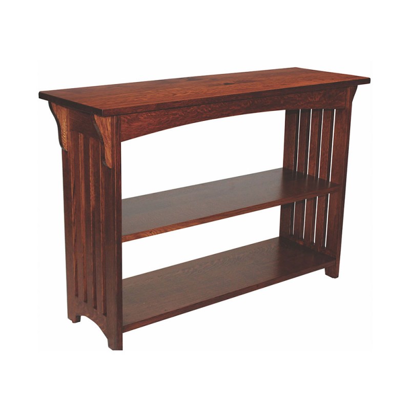 Wide Slat Mission Bookcase This Oak House Handcrafted Furniture