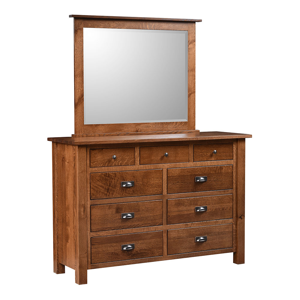 Koehler Creek Dresser w/ Mirror This Oak House Handcrafted