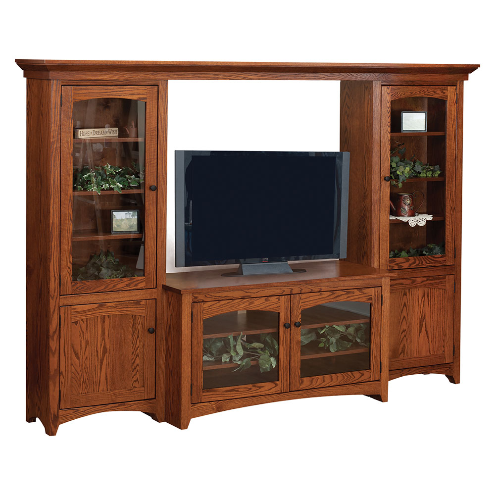 Shaker Entertainment Center This Oak House Handcrafted Furniture